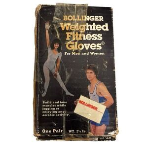 Bollinger Weighted Fitness Gloves Size Small-Medium 2 1/2 Pounds